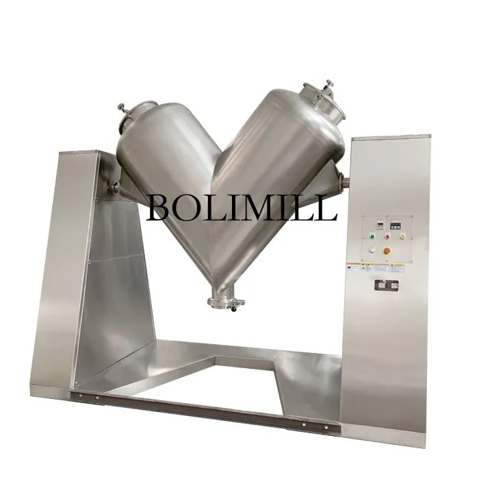 Stainless Steel Food Material V Type Mixer Machine